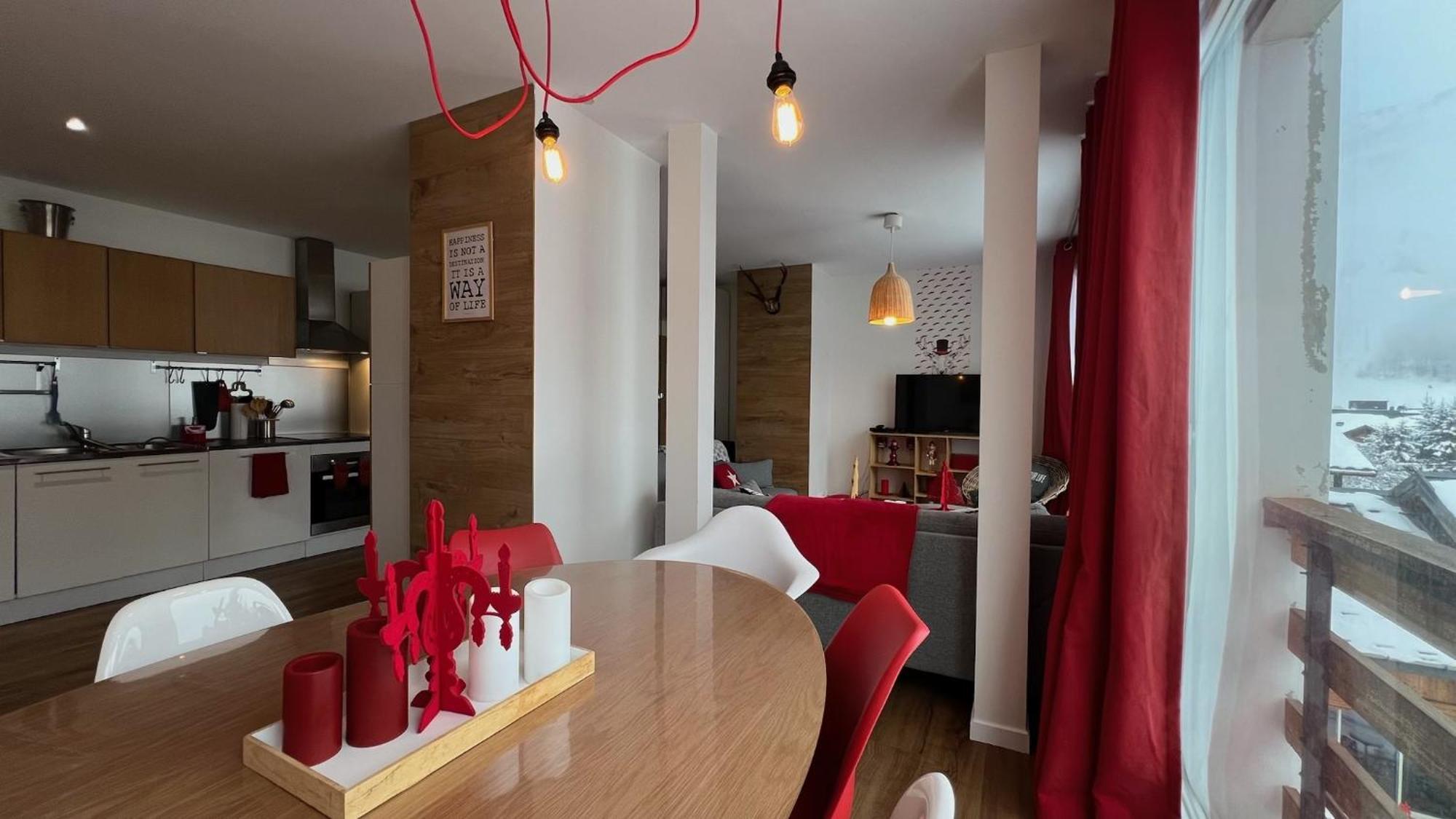 Rouge Canneberge -8 Personnes- 84M2 Vue Degagee Setaz Valloire Ngoại thất bức ảnh