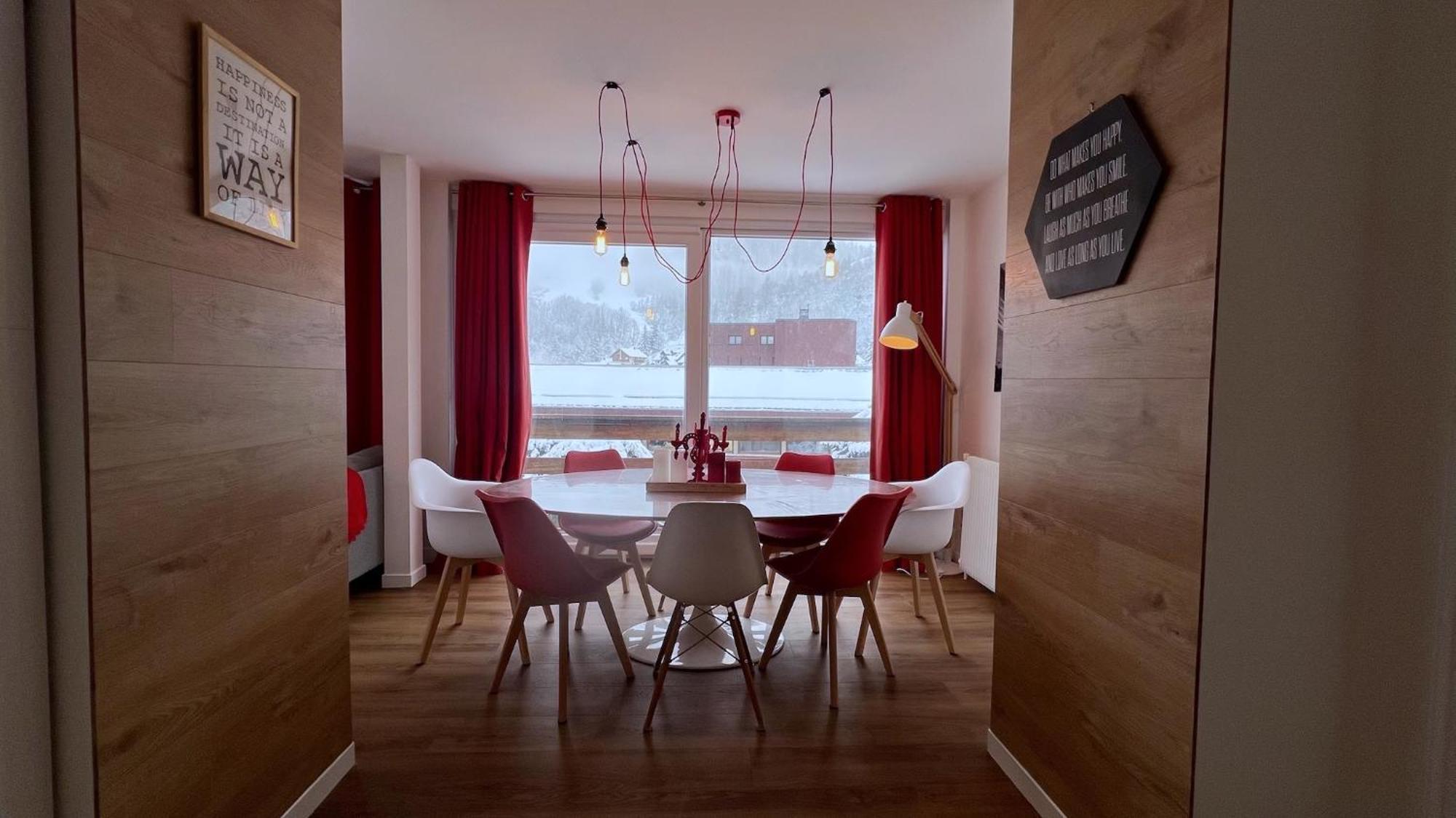 Rouge Canneberge -8 Personnes- 84M2 Vue Degagee Setaz Valloire Ngoại thất bức ảnh